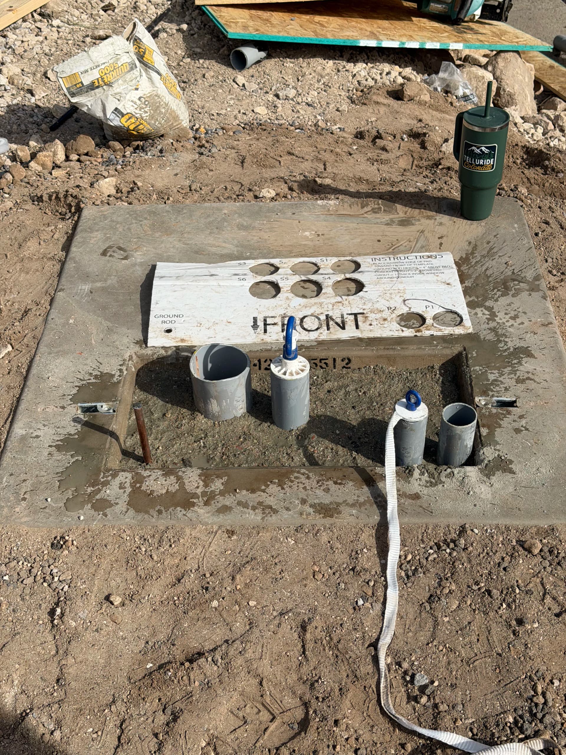 Utility Relocation and Footing Excavation for Apartment Complex Maintenance Building