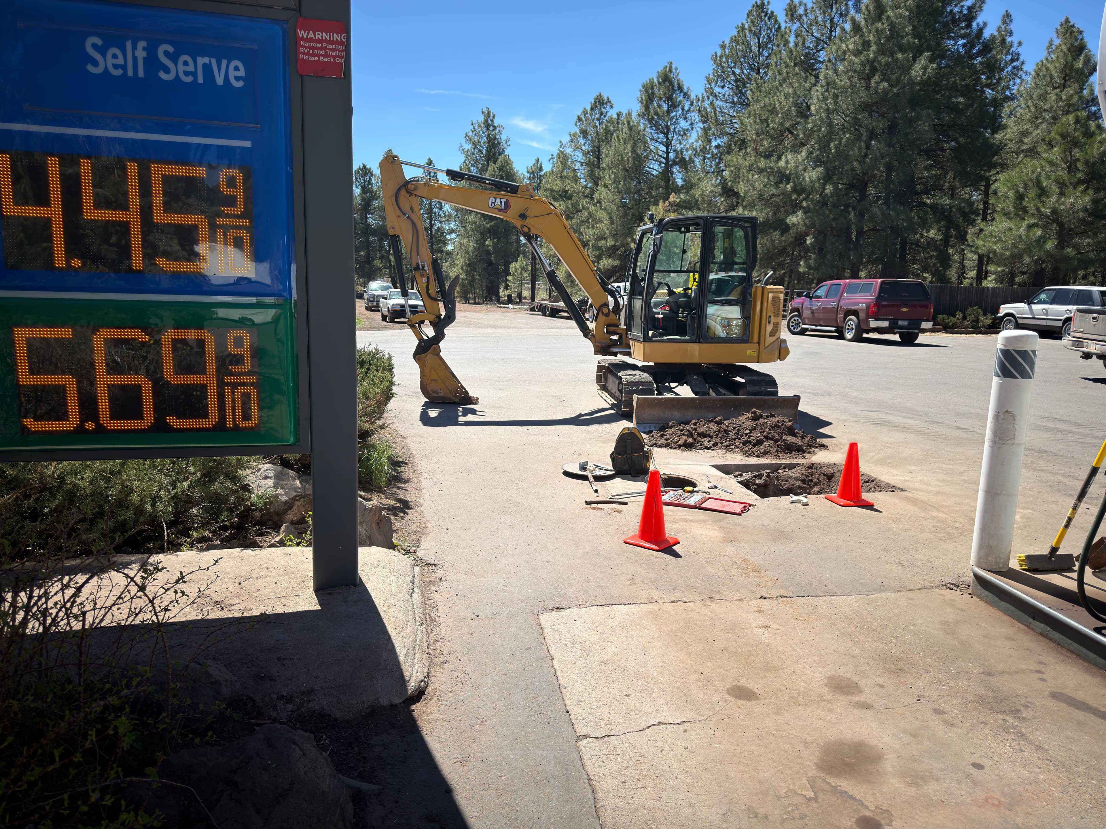 Project Fuel Station Excavation in Action image