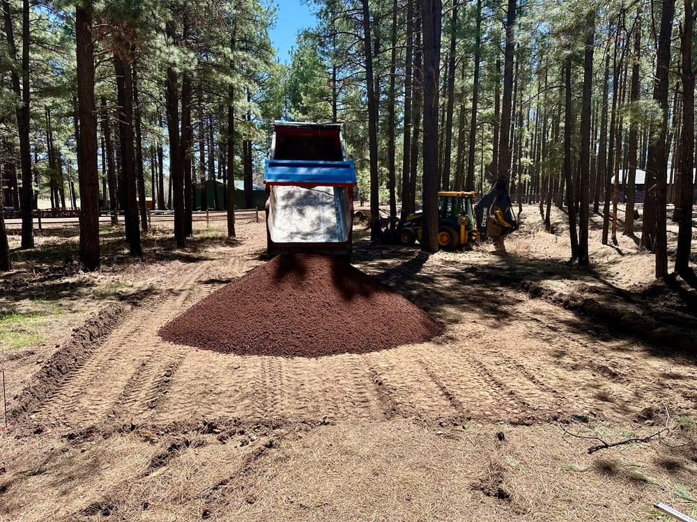 Site Preparation for Pickleball Court in Flagstaff