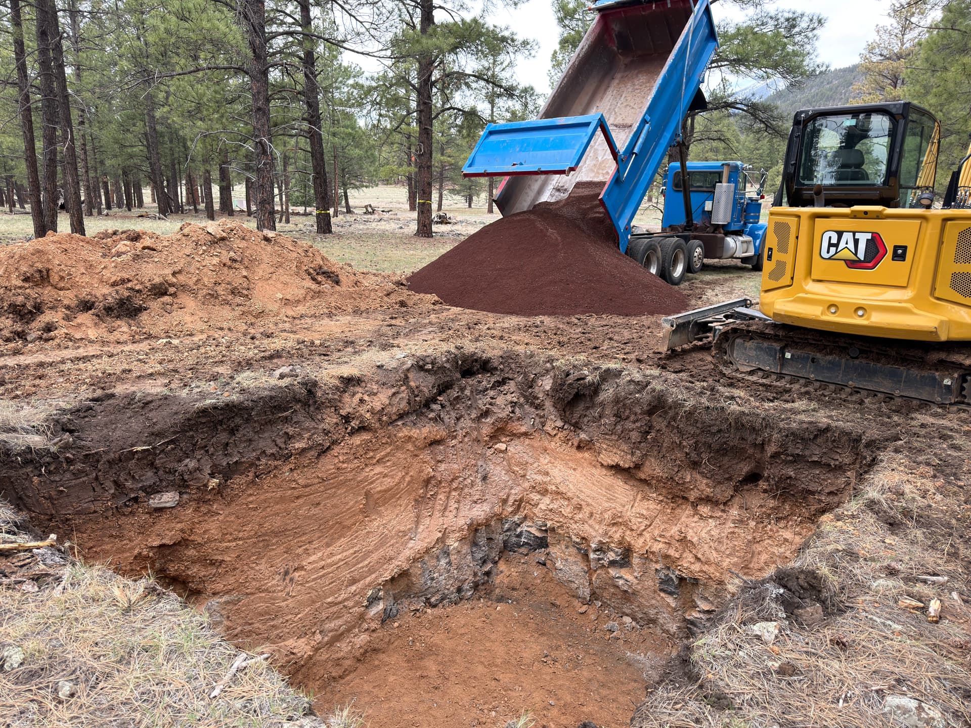 Gallery photos for 5,000-Gallon Underground Water Cistern Installed at Lockett Ranches: Image #1